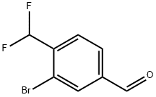 3-Bromo-4-(difluoromethyl)benzaldehyde Struktur