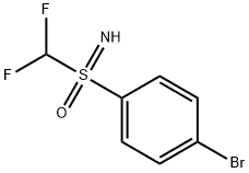 Sulfoximine, S-(4-bromophenyl)-S-(difluoromethyl)- Struktur