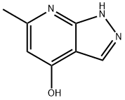 1H-Pyrazolo[3,4-b]pyridin-4-ol, 6-methyl- Struktur