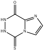 Imidazo[1,2-d][1,2,4]triazin-8(5H)-one, 6,7-dihydro-5-thioxo- Struktur