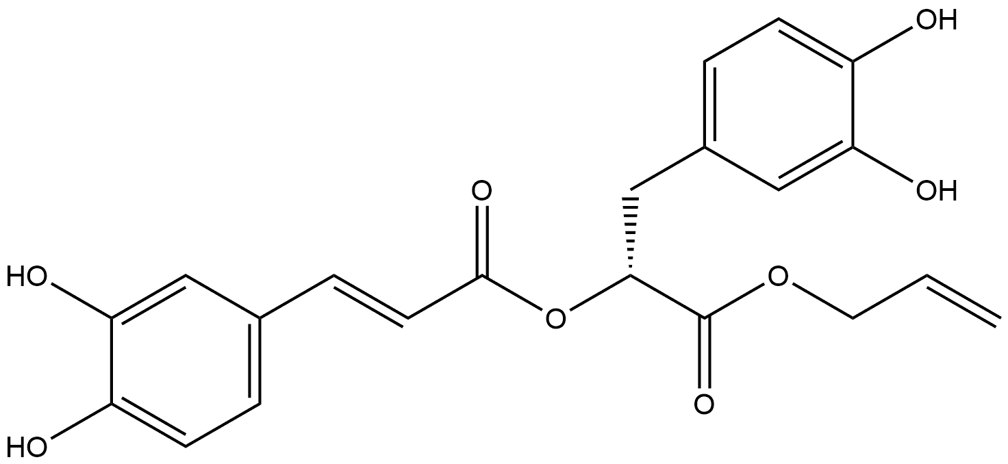 Benzenepropanoic acid, α-[[3-(3,4-dihydroxyphenyl)-1-oxo-2-propenyl]oxy]-3,4-dihydroxy-, 2-propenyl ester, [R-(E)]- (9CI)