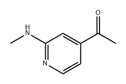 Ethanone, 1-[2-(methylamino)-4-pyridinyl]- Struktur