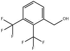 Benzenemethanol, 2,3-bis(trifluoromethyl)- Struktur