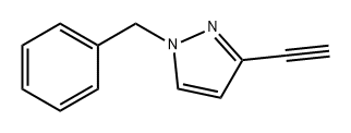 1H-Pyrazole, 3-ethynyl-1-(phenylmethyl)- Struktur