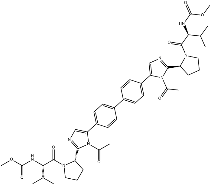 N-Acetyl Daclatasvir Struktur