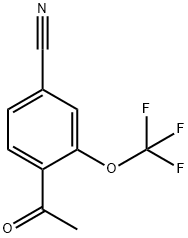 4'-Cyano-2'-(trifluoromethoxy)acetophenone Struktur