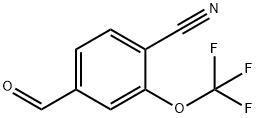 4-Cyano-3-(trifluoromethoxy)benzaldehyde Struktur