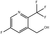 3-Pyridinemethanol, 5-fluoro-2-(trifluoromethyl)- Struktur