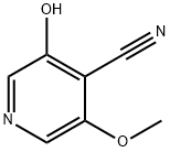 4-Pyridinecarbonitrile, 3-hydroxy-5-methoxy- Struktur