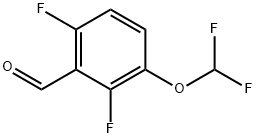 Benzaldehyde, 3-(difluoromethoxy)-2,6-difluoro- Struktur