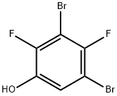 Phenol, 3,5-dibromo-2,4-difluoro- Struktur