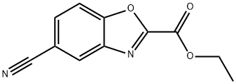 Ethyl 5-cyanobenzo[d]oxazole-2-carboxylate Struktur