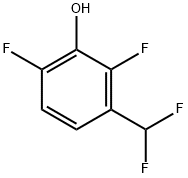 2,6-Difluoro-3-(difluoromethyl)phenol Struktur