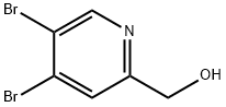 2-Pyridinemethanol, 4,5-dibromo- Struktur