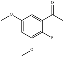 Ethanone, 1-(2-fluoro-3,5-dimethoxyphenyl)- Struktur