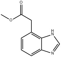 Methyl 1H-benzimidazole-7-acetate Struktur