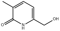 2(1H)-Pyridinone, 6-(hydroxymethyl)-3-methyl- Struktur