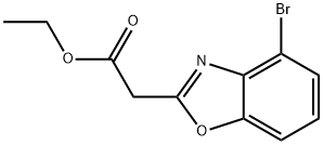 Ethyl 4-bromobenzo[d]oxazole-2-acetate Struktur