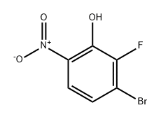 Phenol, 3-bromo-2-fluoro-6-nitro- Struktur