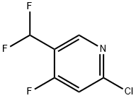 2-Chloro-5-(difluoromethyl)-4-fluoropyridine Struktur