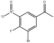 Ethanone, 1-(3-bromo-4-fluoro-5-nitrophenyl)- Struktur