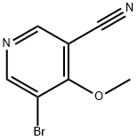 5-Bromo-4-methoxynicotinonitrile Struktur