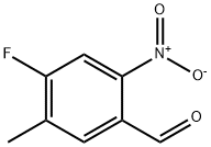 Benzaldehyde, 4-fluoro-5-methyl-2-nitro- Struktur