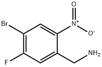 4-Bromo-5-fluoro-2-nitrobenzylamine Struktur