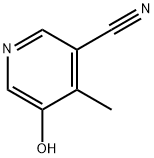 3-Pyridinecarbonitrile, 5-hydroxy-4-methyl- Struktur