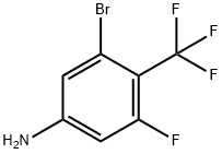 3-Bromo-5-fluoro-4-(trifluoromethyl)aniline Struktur