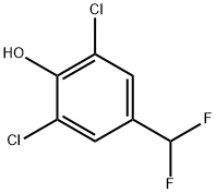 Phenol, 2,6-dichloro-4-(difluoromethyl)- Struktur