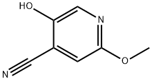 4-Pyridinecarbonitrile, 5-hydroxy-2-methoxy- Struktur