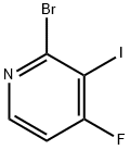 Pyridine, 2-bromo-4-fluoro-3-iodo- Struktur