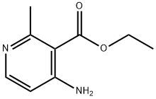 3-Pyridinecarboxylic acid, 4-amino-2-methyl-, ethyl ester Struktur