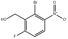 (2-Bromo-6-fluoro-3-nitro-phenyl)-methanol Struktur