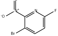 Pyridine, 3-bromo-6-fluoro-2-nitro- Struktur