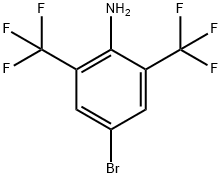 Benzenamine, 4-bromo-2,6-bis(trifluoromethyl)- Struktur