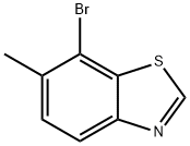 Benzothiazole, 7-bromo-6-methyl- Struktur