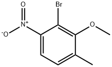 Benzene, 2-bromo-3-methoxy-4-methyl-1-nitro- Struktur