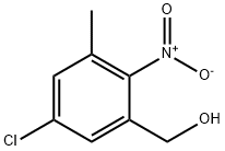 Benzenemethanol, 5-chloro-3-methyl-2-nitro- Struktur