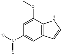 1H-Indole, 7-methoxy-5-nitro- Struktur