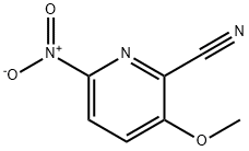 2-Pyridinecarbonitrile, 3-methoxy-6-nitro- Struktur