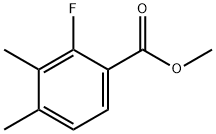 Benzoic acid, 2-fluoro-3,4-dimethyl-, methyl ester Struktur