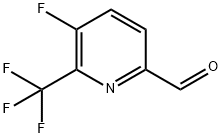 2-Pyridinecarboxaldehyde, 5-fluoro-6-(trifluoromethyl)- Struktur