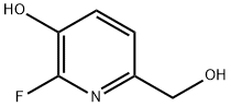 2-Pyridinemethanol, 6-fluoro-5-hydroxy- Struktur