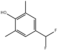 3,5-Dimethyl-4-hydroxybenzodifluoride Struktur