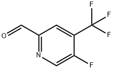 2-Pyridinecarboxaldehyde, 5-fluoro-4-(trifluoromethyl)- Struktur