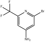 4-Pyridinamine, 2-bromo-6-(trifluoromethyl)- Struktur