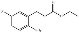 Benzenepropanoic acid, 2-amino-5-bromo-, ethyl ester Struktur