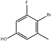 Phenol, 4-bromo-3-fluoro-5-methyl- Struktur